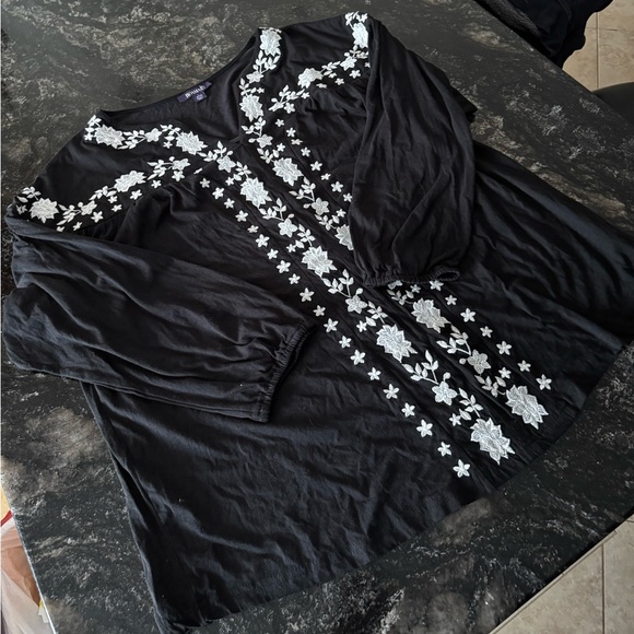 🌸 Boho Embroidered Peasant Blouse – Size 18/20 🌸 - Picture 5 of 5